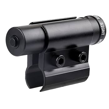 Amazon.com : Mini Red Dot Laser Sight Scope with Barrel